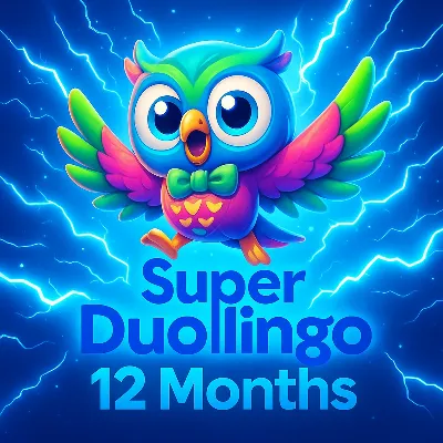 🦉 DUOLINGO SUPER – ПОДПИСКА НА 1 ГОД НА ВАШ АККАУНТ 🦉