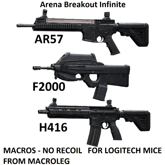 Arena Breakout Infinite. Скрипты для logitech. Пак 4 - только для Steam версии