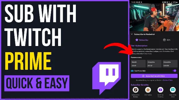🟢 🟢 🟢  TWITCH Prime Subs VHQ 1-2.5$ Returns 🟢 🟢 🟢