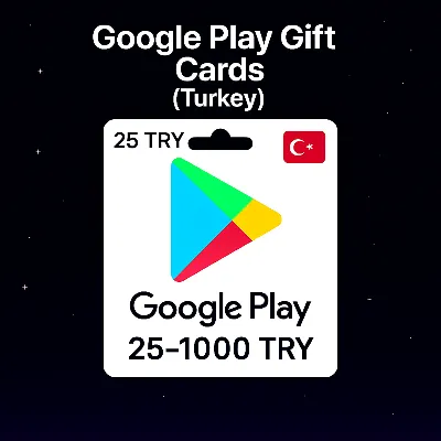 Google Play Gift Cards (Turkey) 25–1000 TRY | Codes