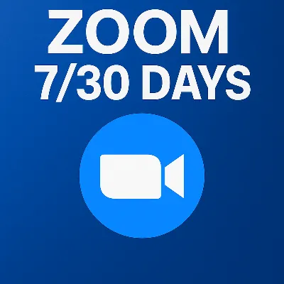 Zoom Workspace 100 Members 7/14/30/365 Days Account