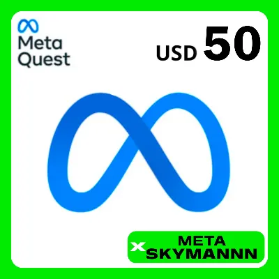 META QUEST 50$ USD США КАРТА ПОПОЛНЕНИЯ АВТО 24/7