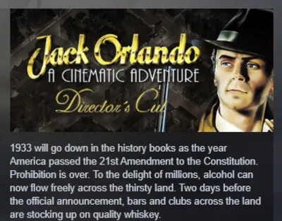 Jack Orlando: Director&acute;s Cut STEAM KEY REGION FREE