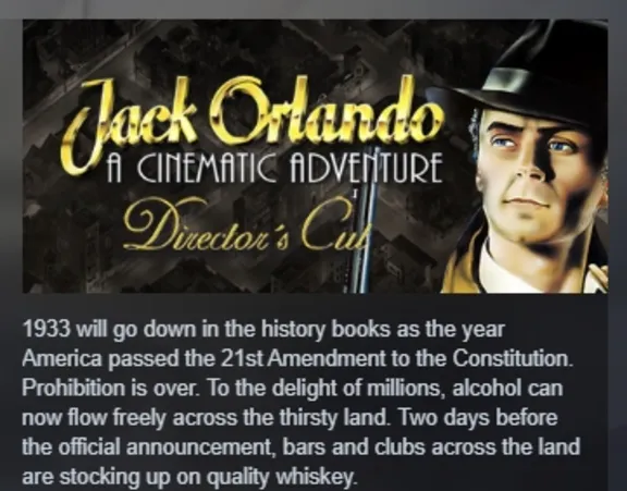 Jack Orlando: Director&acute;s Cut STEAM KEY REGION FREE