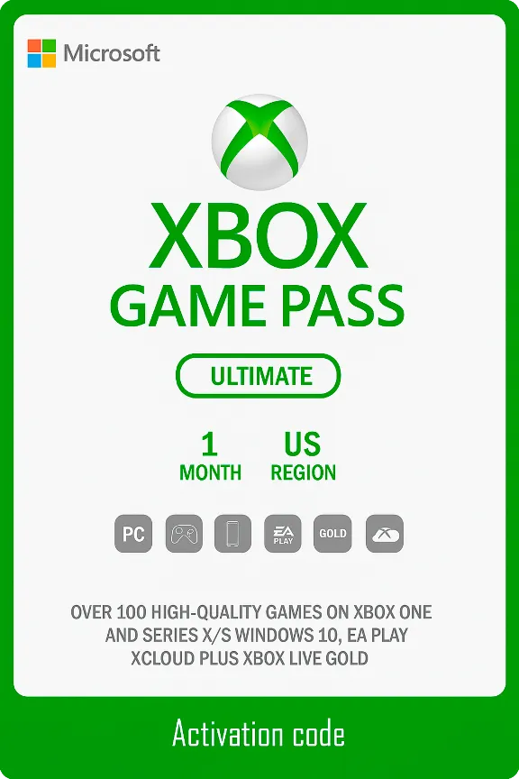 🚀 ПРОДЛЕНИЕ XBOX GAME PASS ULTIMATE 1 МЕСЯЦ / США /