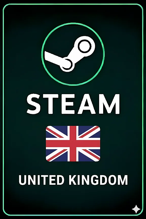 ➡️Steam Подарочная карта 5~30 GBP✴️(United KINGDOM)⚡