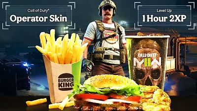 COD MW2 Burger Town Operator Skin + 1 Hour 2XP DISCOUNT