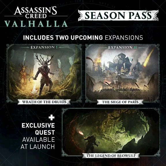 ✅❤️ASSASSIN&acute;S CREED VALHALLA - SEASON PASS XBOX❤️КЛЮЧ🔑