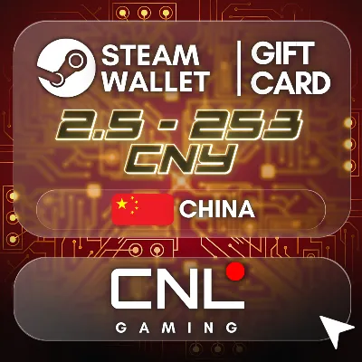 Steam wallet China 2.5 - 340 CNY  | Gift card