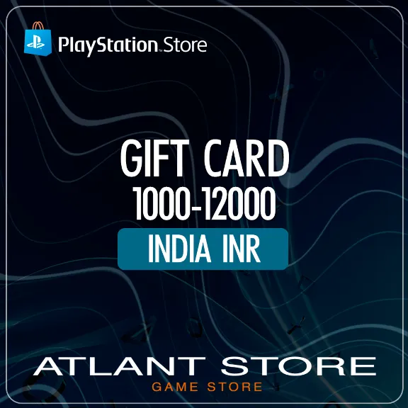 Карта пополнения PlayStation PSN 1000-12000 INR ₹ Индия IN