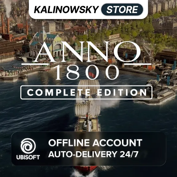 ⭐ANNO 1800 COMPLETE EDITION + DLC · AUTO 24/7