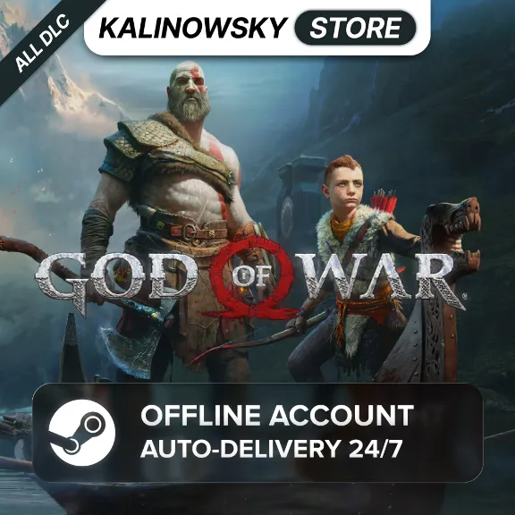 ⭐GOD OF WAR + RE8 DELUXE + RE7 GOLD + MAFIA · AUTO 24/7