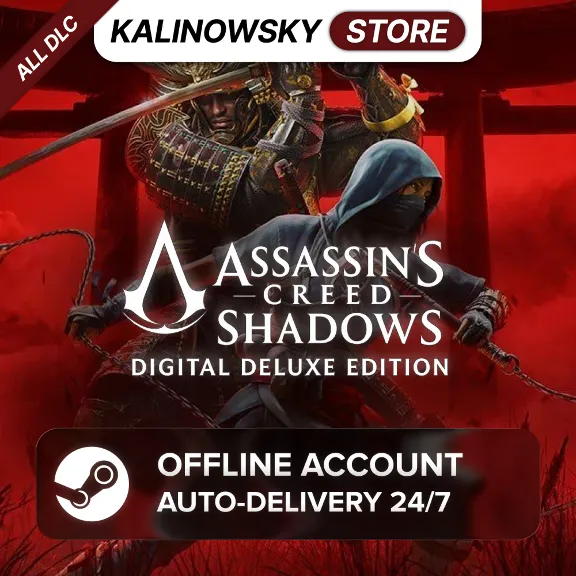 ⭐ASSASSIN&acute;S CREED SHADOWS DELUXE + ВСЕ DLC · АВТО 24/7