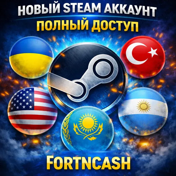 🔥 New Steam Account ❤️ [Region Turkey/Full Access]❤️