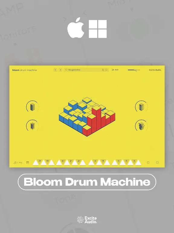 Bloom Drum Machine by Excite Audio | AUTO DELIVERY 24/7