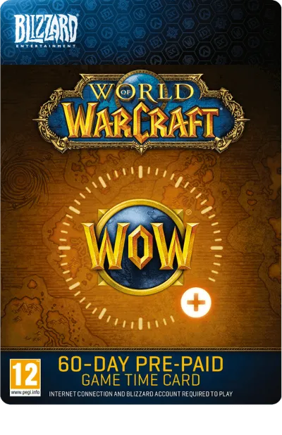 💎💎 WOW 60 days Time card RU/EU/KZ (+Classic) 💎💎