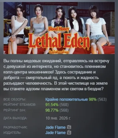 Blood Money: Lethal Eden 血薪记：罪恶园区 AUTODELIVERY STEAM GIFT INSTANTLY