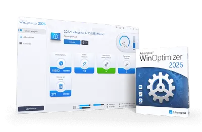 Ashampoo WinOptimizer 2026 | Perpetual License, Key. Speed ​​up and clean up Windows