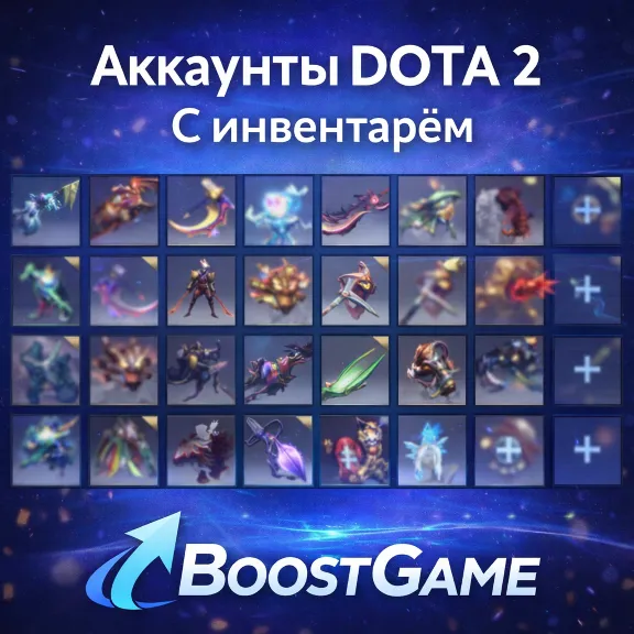 DOTA 2 аккаунт от 10 до 999 предметов・СМЕНА ДАННЫХ・