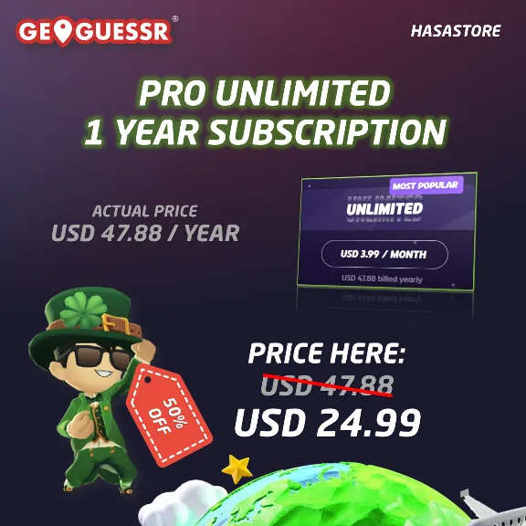 ✅Подписка GeoGuessr на ВАШ АККАУНТ | Pro Unlimited