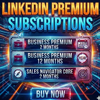 LINKEDIN PREMIUM Vouchers |Career • Business •Sales Navigator |2-12 Months| NO LOGIN