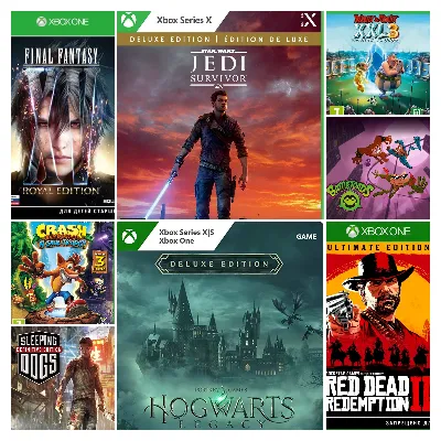 60 Игр Xbox - RDR 2, GTA V, Hogwarts Legacy, ВЕДЬМАК 3 и др • АККАУНТ
