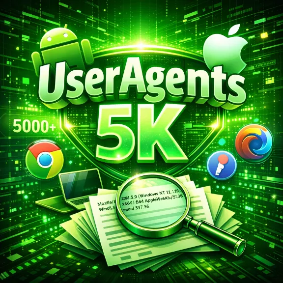 Купить 5000 свежих User Agents Opera 2026: VPN-приватный масштаб без банов! 🚀🔥