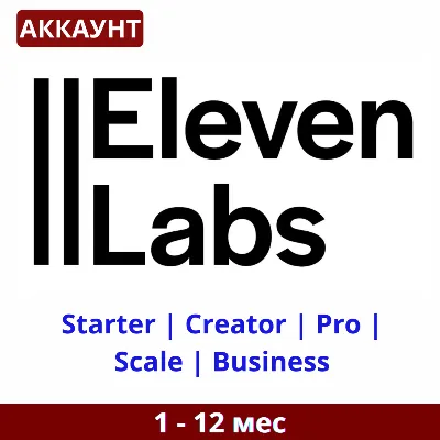 ElevenLabs Creator/ Pro/ Scale | 100% Official Upgrade | FULL WARRANTY