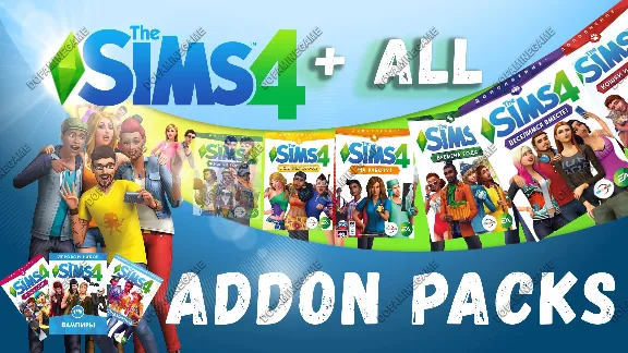 SIMS 4 + ALL EXPANSION PACKS / GAME PACKS / STUFF PACKS / KITS