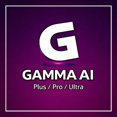 Gamma Ai Plus/Pro/Ultra 1-12 Month Subscription | Full Warranty