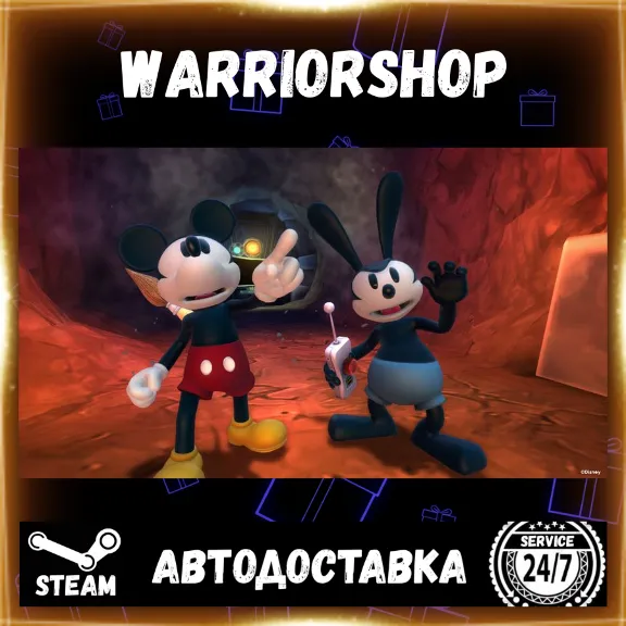 Disney Epic Mickey 2: The Power of Two Select Steam Region GIFT AUTO 24/7 WARRANTY