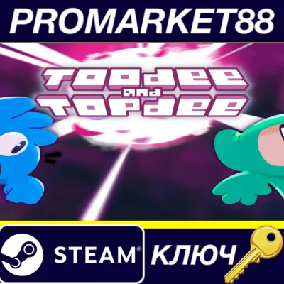 Toodee and Topdee EU PC Steam Key EUROPE