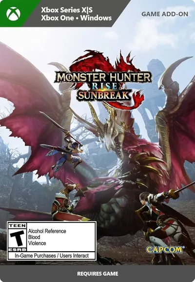 MONSTER HUNTER RISE: SUNBREAK XBOX ONE SERIES X|S + PC KEY