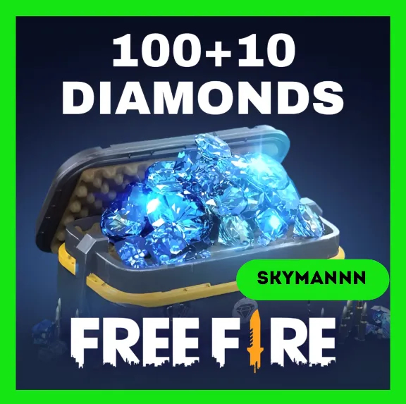 100+10 Diamonds Free Fire |  Key Global Auto 24/7