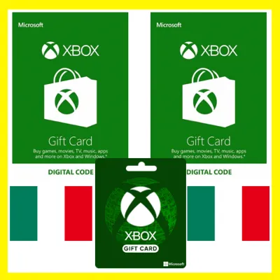 XBOX ПОДАРОЧНАЯ КАРТА ИТАЛИЯ IT XBOX EURO КАРТА ПОПОЛНЕНИЯ ИКСБОКС КОД ITALY EUR