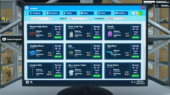 Supermarket Simulator - Cloth Pack DLC RU*KZ*UA*CIS