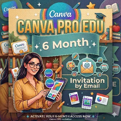 Canva PRO Edu | Приглашение по электронной почте | AI