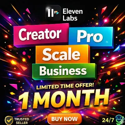 Eleven Labs Premium | • Creator • Pro • Scale | 1 Month