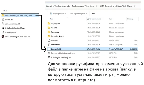 Russian translation for Vampire: The Masquerade - Reckoning of New York