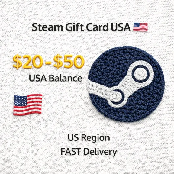 🎮 Steam Gift Card USA 🇺🇸 | $20-$50 | US Region | FAST Delivery