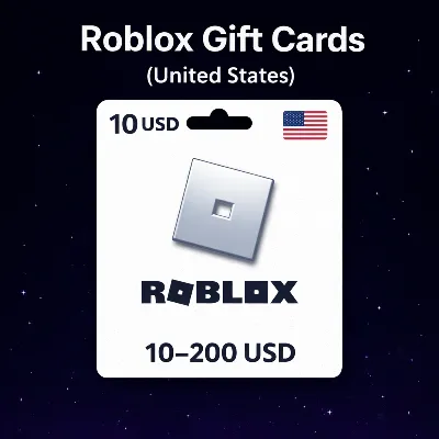 Roblox Gift Cards (США) 10–200 USD | Коды пополнения