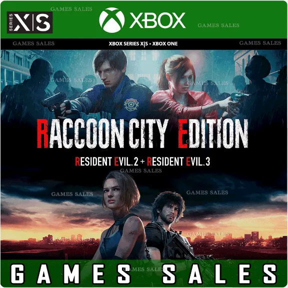 ✅❤️RACCOON CITY EDITION (Evil 2+3) ❤️XBOX ONE|XS🔑KEY✅