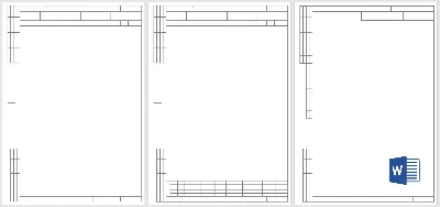 GOST 3.1105-2011 forms 1, 5 and 5a in Word