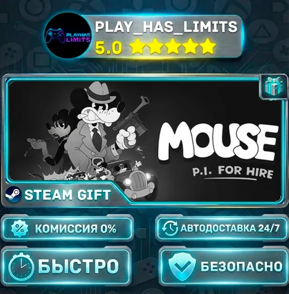 🎁MOUSE: P.I. For Hire *RU/BY/UA/СНГ Steam Auto