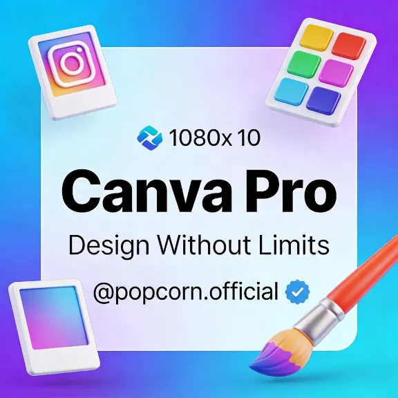 Подписка Canva Pro (1–6 месяцев) | Премиум-дизайн | Мгновенная доставка