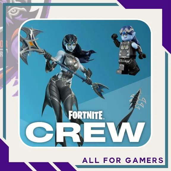 💠FORTNITE CREW 1 MONTH✦Battle Pass + 1000 V-Bucks +🎁