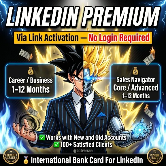 [БЕЗ ВХОДА] LINKEDIN PREMIUM Business + Premium Career+ SALES NAVIGATOR Core/Advanced