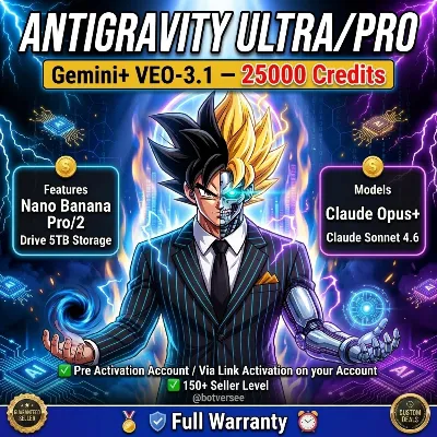 Google Antigravity Ai Pro/ULTRA + Gemini Google AI Pro/ULTRA, VEO 3,1 | 1–6 месяцев