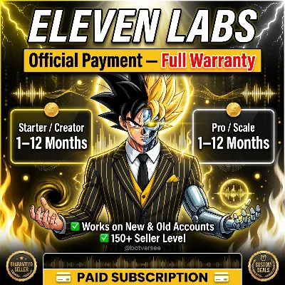 {Paid Subscription Renewal} ElevenLabs Creator/Pro/Scale/Business on your account