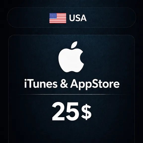 🍎 Подарочная карта Apple iTunes (USA) 25$